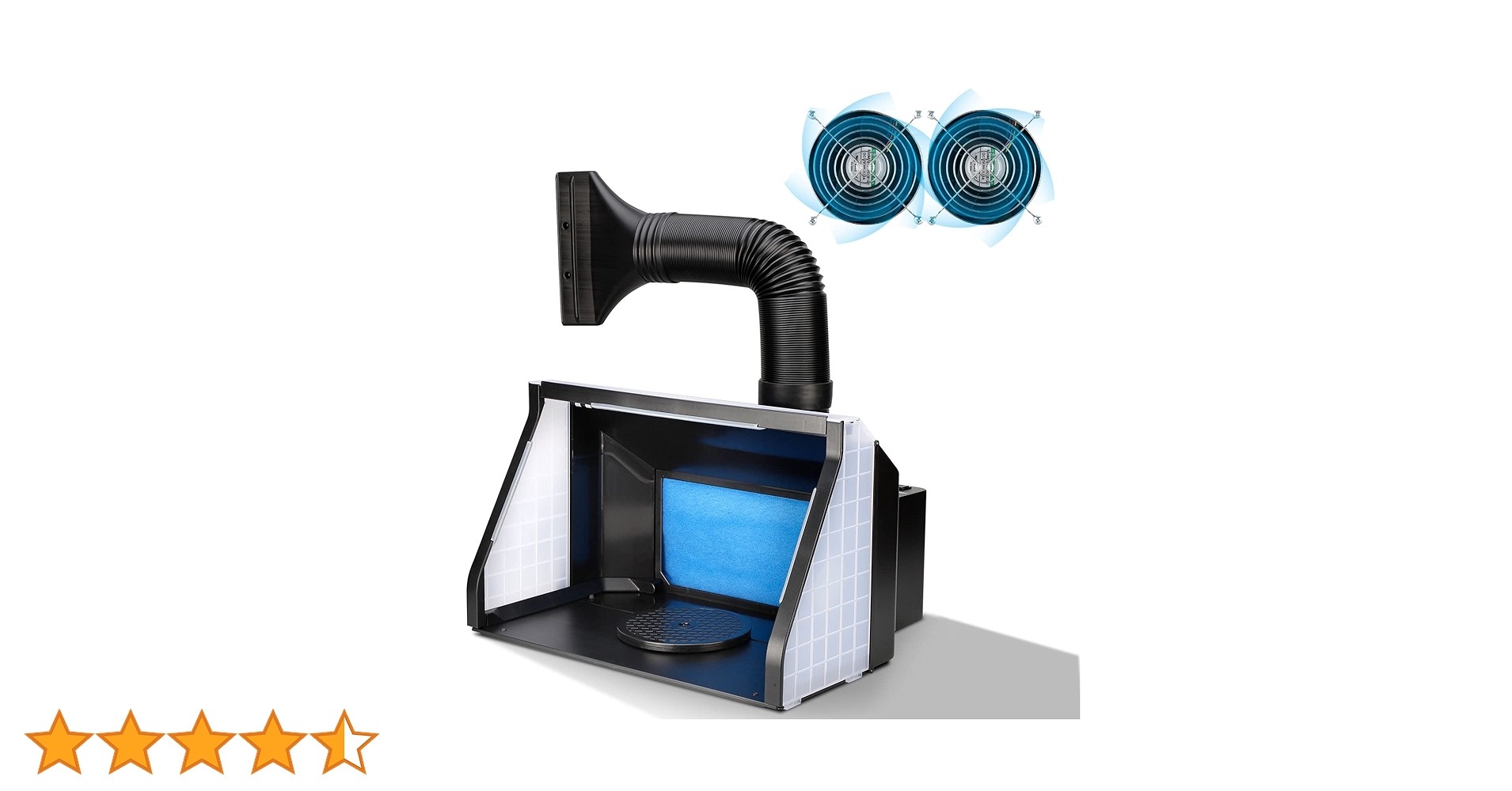 Amazon | Anesty 塗装ブース 2基フアン LED照明 スプレーブース